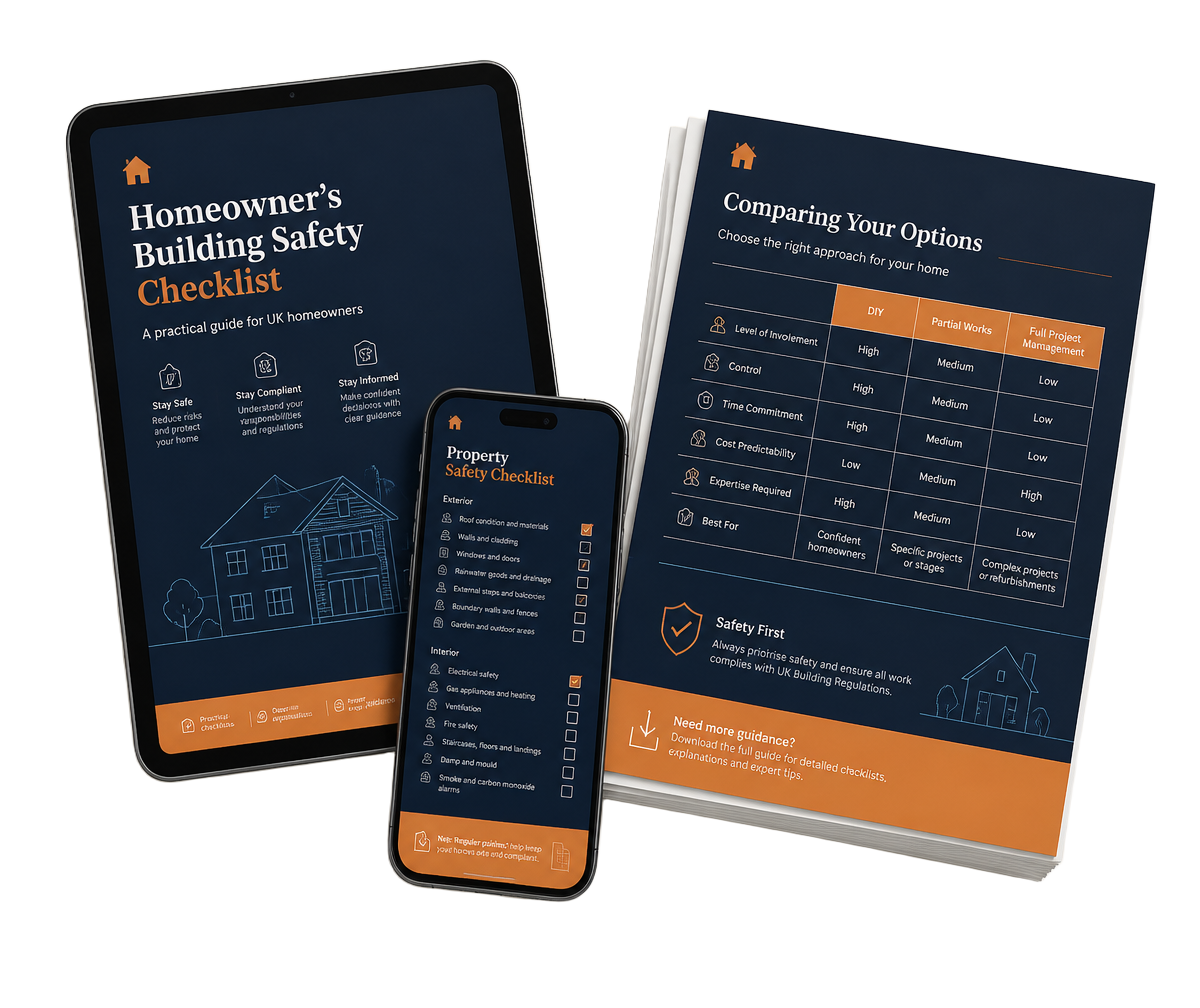 The 47-Point Protection Pack shown on a tablet, a phone and as printed A4 pages